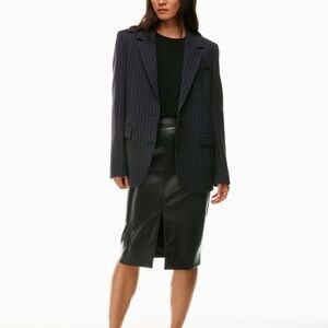 Babaton Pegu Vegan Leather Skirt
